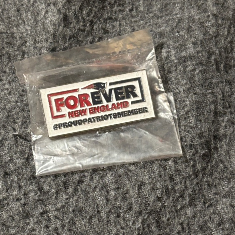 Forever New England Logo Pin